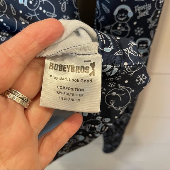 Bogey Bros Frosty Jack Quarter Zip Golf Pullover Mens Size Large - Picture 4 of 6